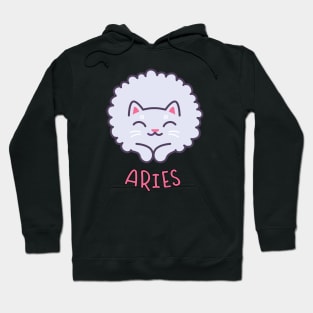 Funny Aries Cat Horoscope Tshirt - Astrology and Zodiac Gift Ideas! Hoodie